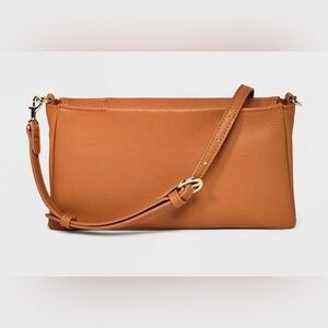 Universal Thread Tan Leather Crossbody Bag